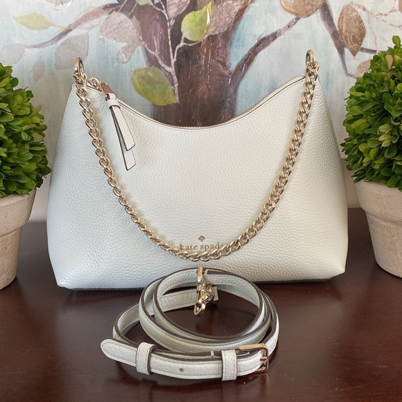 KATE SPADE♠️New York💚LIME SHERBERT💚ZIPPY CONVERTIBLE CROSSBODY BAG🌟LIKE NEW🌟 - Picture 4 of 17